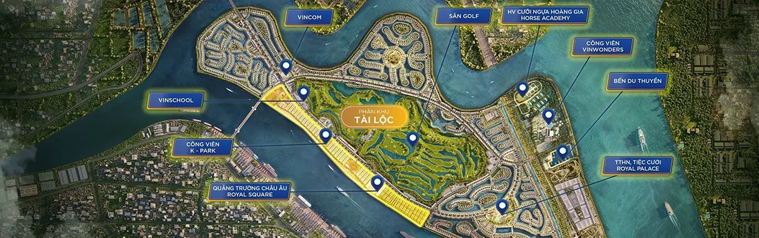Phân khu Tài Lộc Vinhomes Royal Island Vũ Yên
