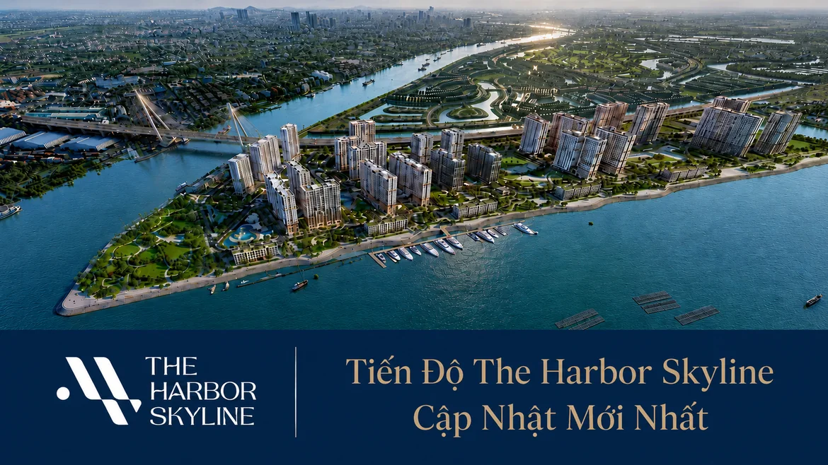 Tiến độ xây dựng The Harbor Skyline Vũ Yên mới nhất 