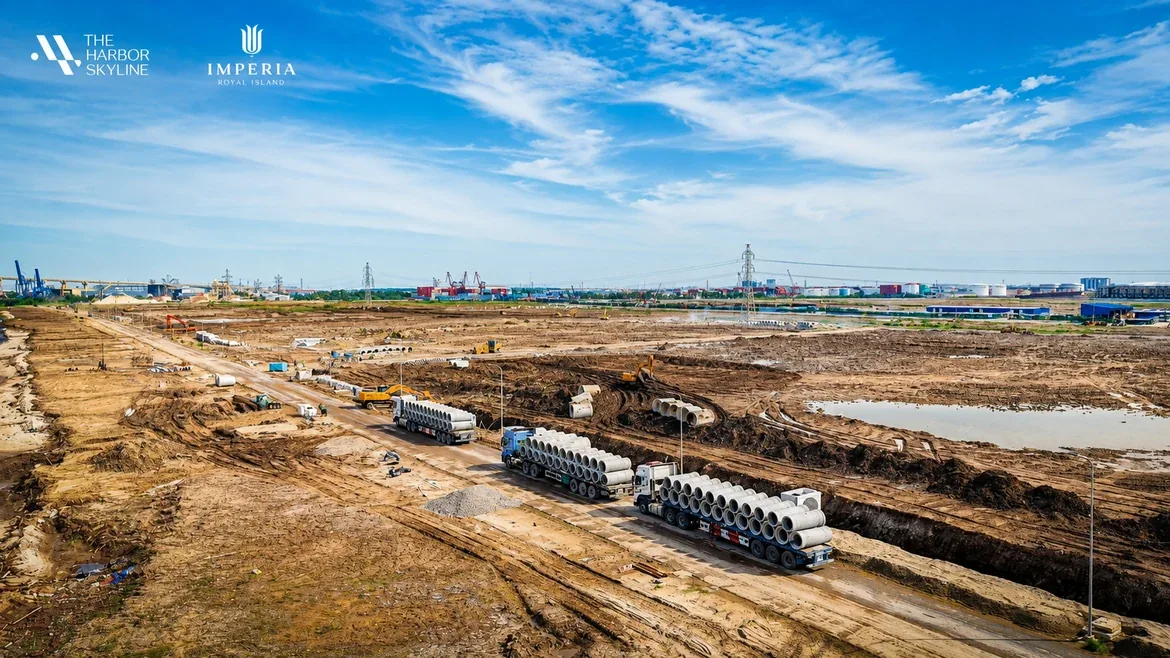 Thi công hệ thống cấm ngầm thoát nước toàn khu