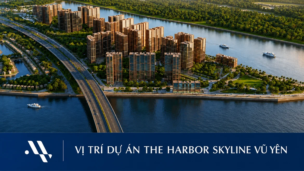 Vị trí dự án The Harbor Skyline nằm ở đâu trên đảo Vũ Yên