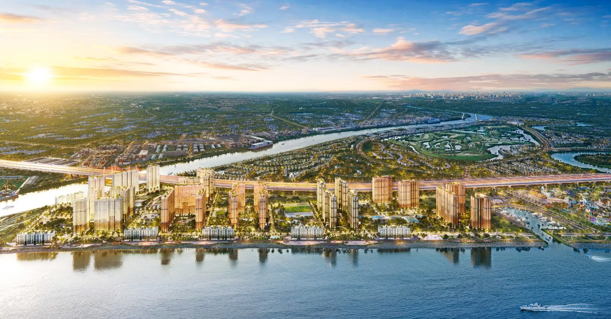 Phối cảnh tổng quan dự án The Harbor Skyline Vũ Yên chung cư MIK tại Hải Phòng