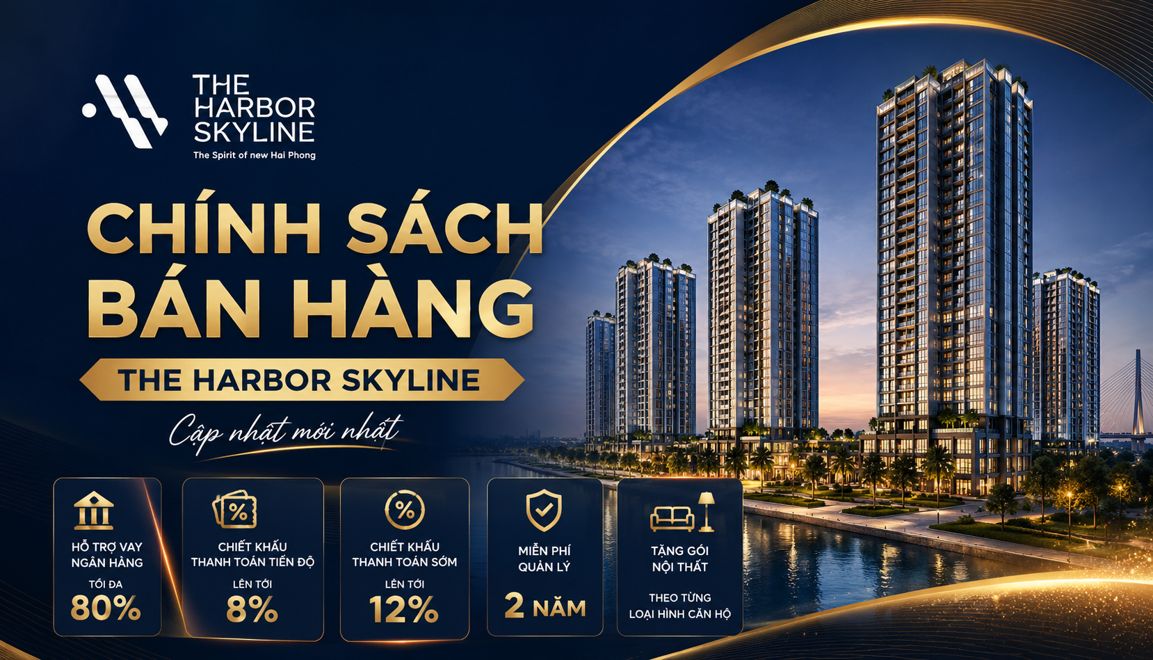 Chính sách bán hàng The Harbor Skyline cập nhật mới nhất
