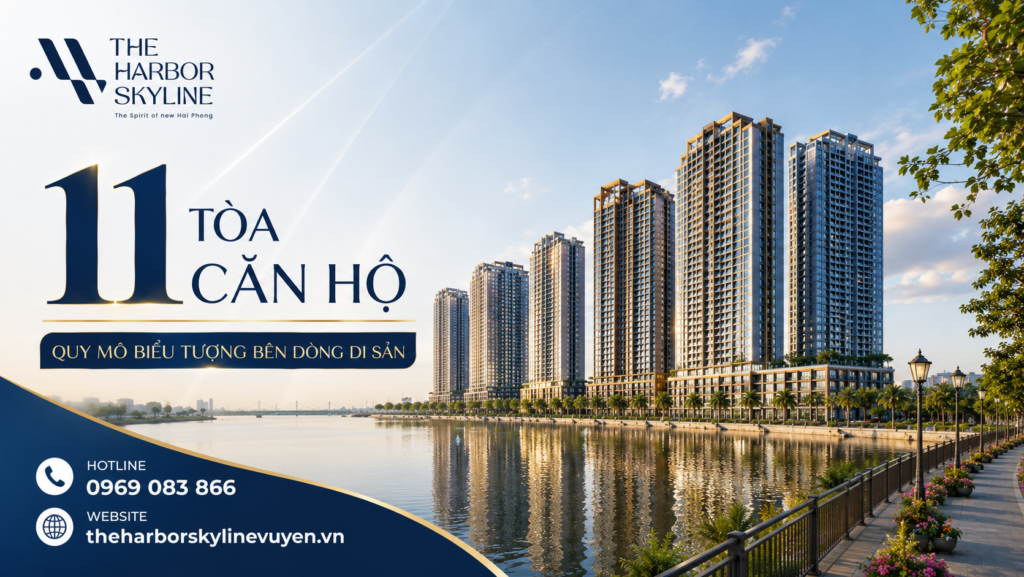 The Harbor Skyline có bao nhiêu tòa căn hộ?