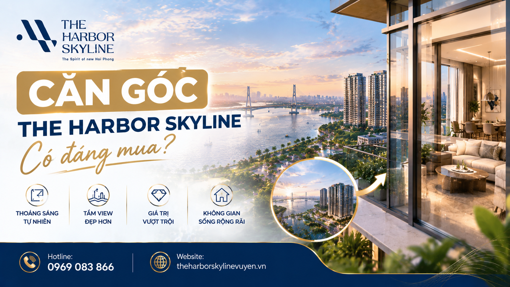 Căn góc The Harbor Skyline có đáng mua không?