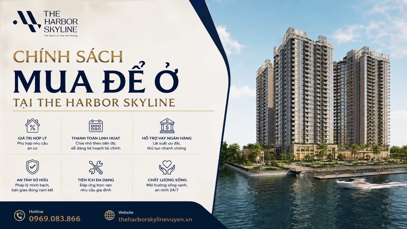 Chính sách dành cho khách mua để ở tại The Harbor Skyline