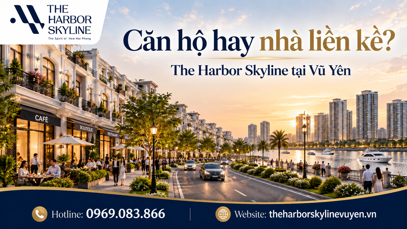 Chung cư The Harbor Skyline có đáng mua hơn nhà liền kề?