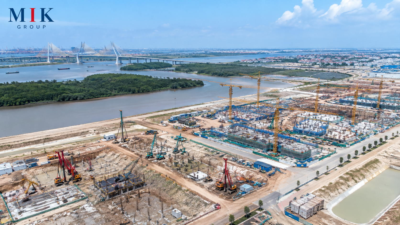 Hình ảnh thực tế công trường The Harbor Skyline