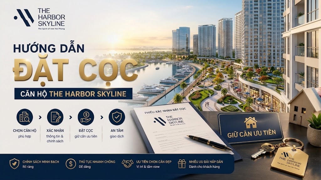 Hướng dẫn đặt cọc căn hộ The Harbor Skyline