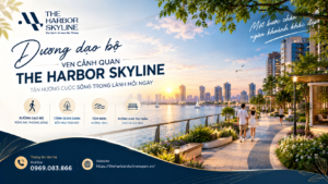 Đường dạo bộ ven cảnh quan The Harbor Skyline