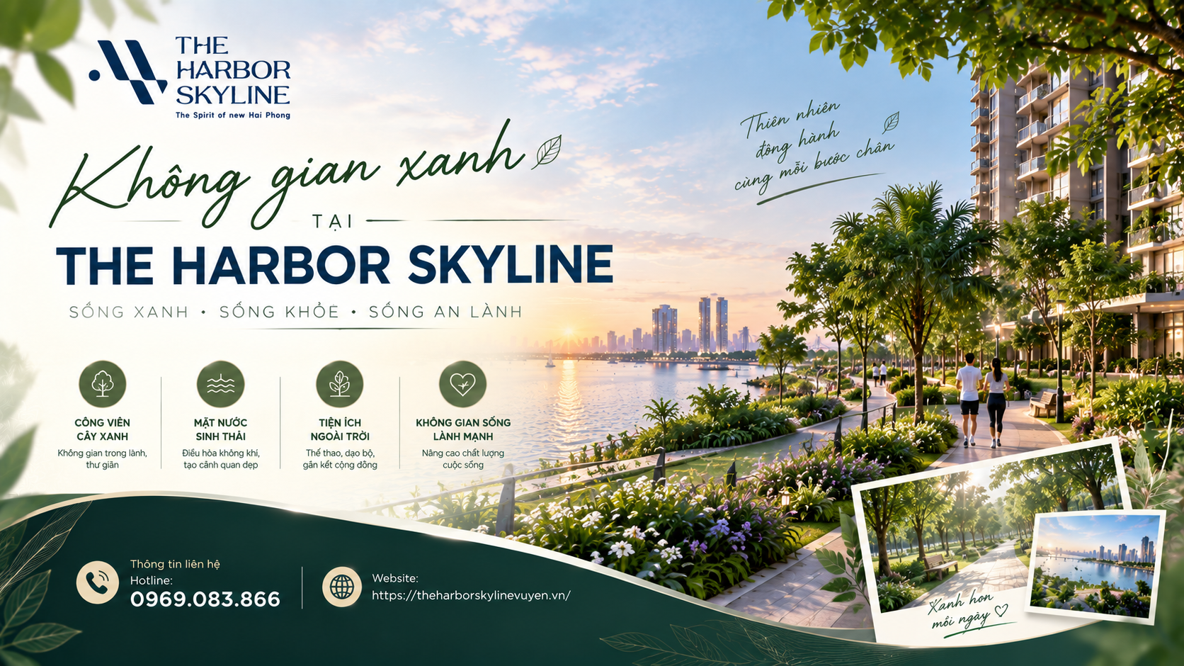 Không gian xanh tại The Harbor Skyline