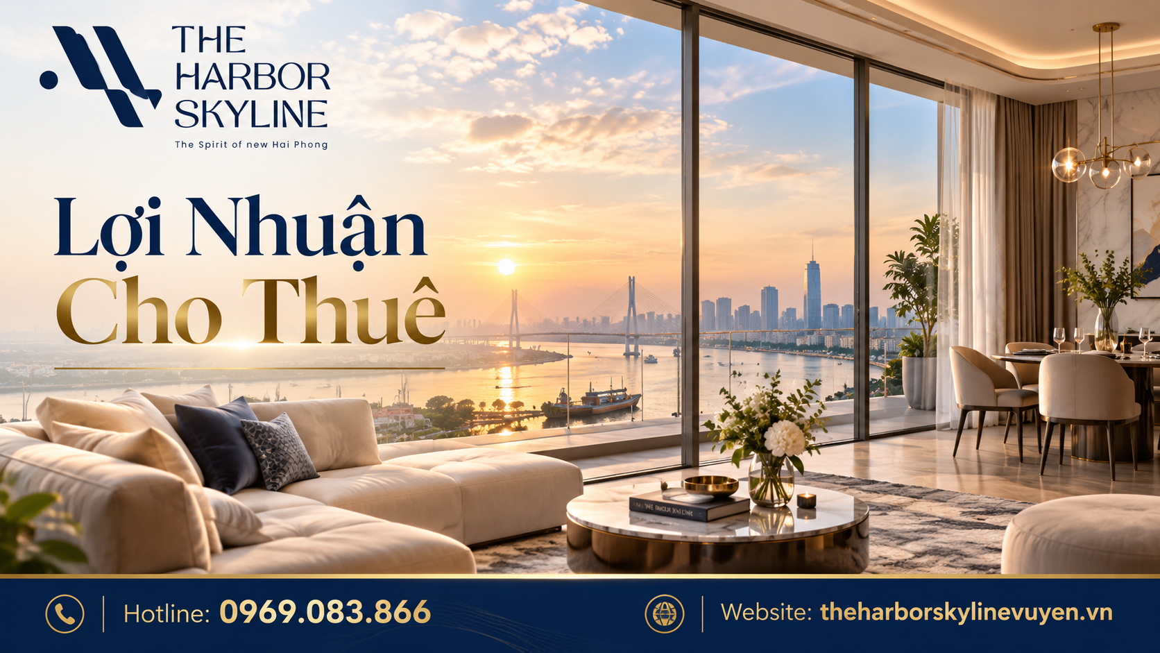 Lợi nhuận cho thuê căn hộ The Harbor Skyline