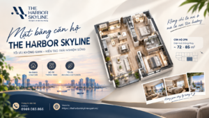 Mặt bằng căn hộ The Harbor Skyline tối ưu công năng