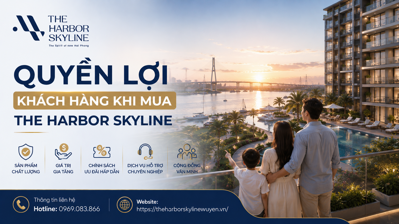 Quyền lợi khách hàng khi mua The Harbor Skyline