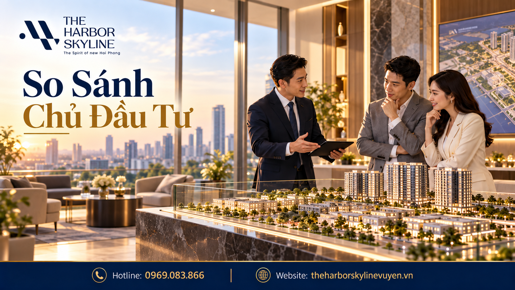 So sánh chủ đầu tư The Harbor Skyline với các chủ đầu tư khác