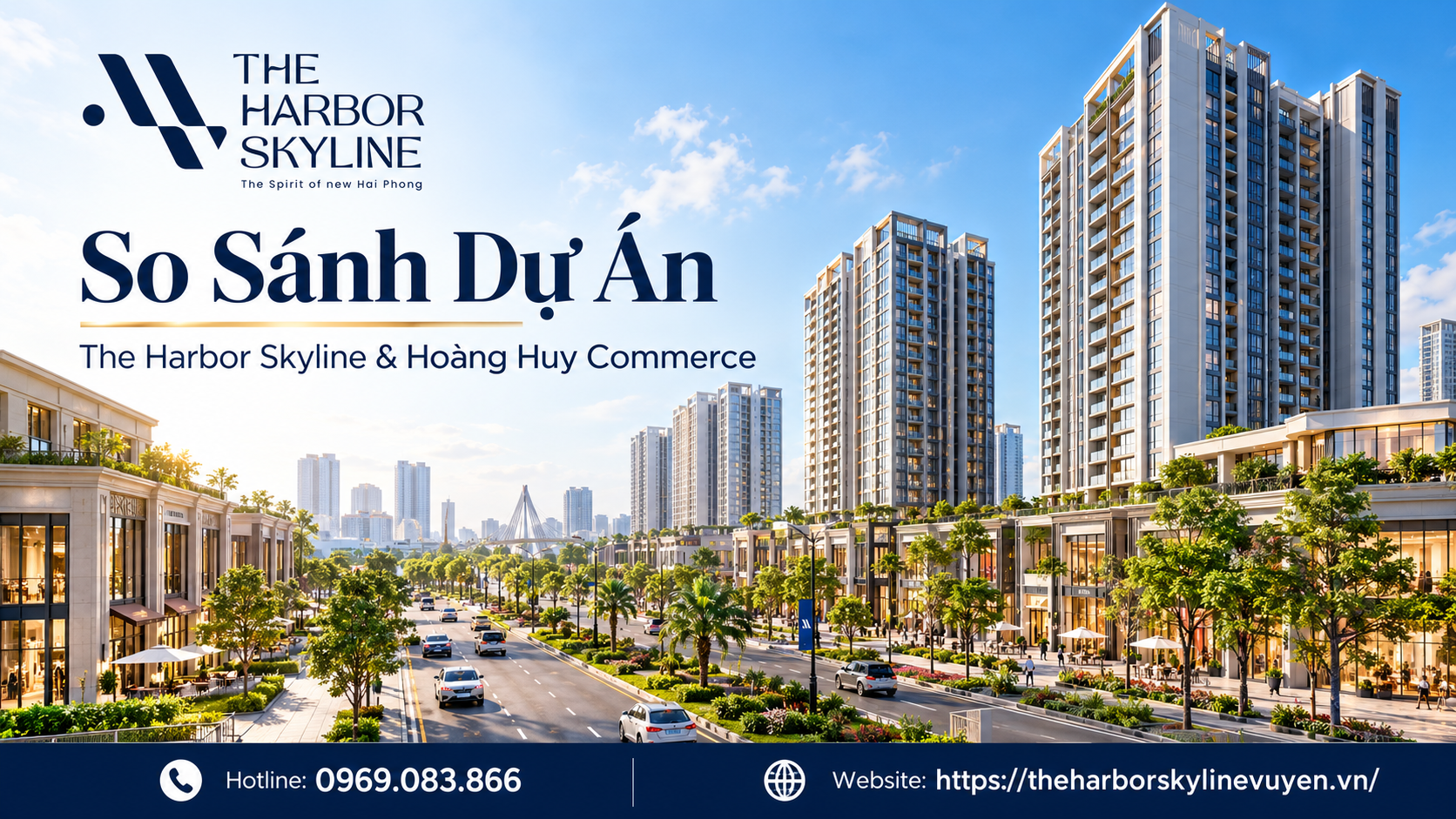 So sánh The Harbor Skyline và Hoàng Huy Commerce