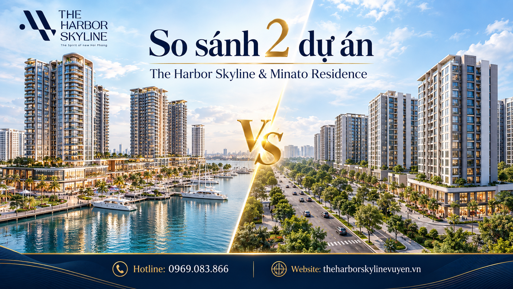 So sánh The Harbor Skyline và Minato Residence