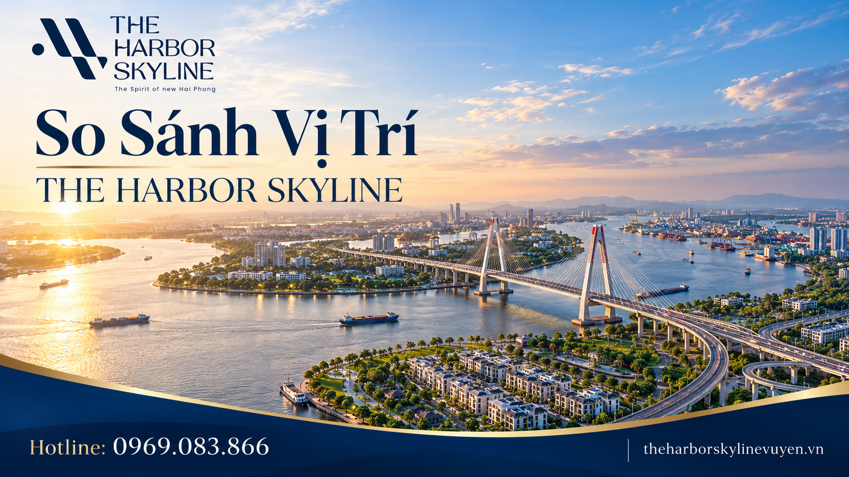 So sánh vị trí The Harbor Skyline với các dự án lân cận