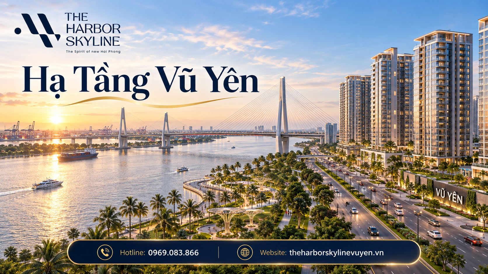 The Harbor Skyline hưởng lợi từ hạ tầng Vũ Yên