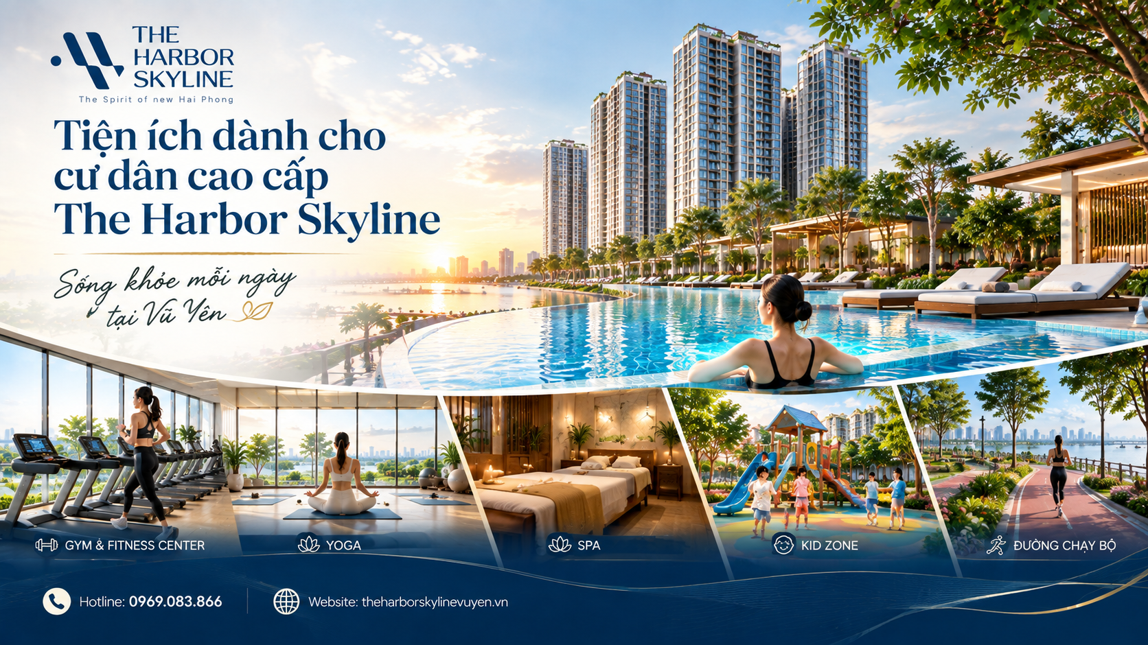 Tiện ích dành cho cư dân cao cấp The Harbor Skyline