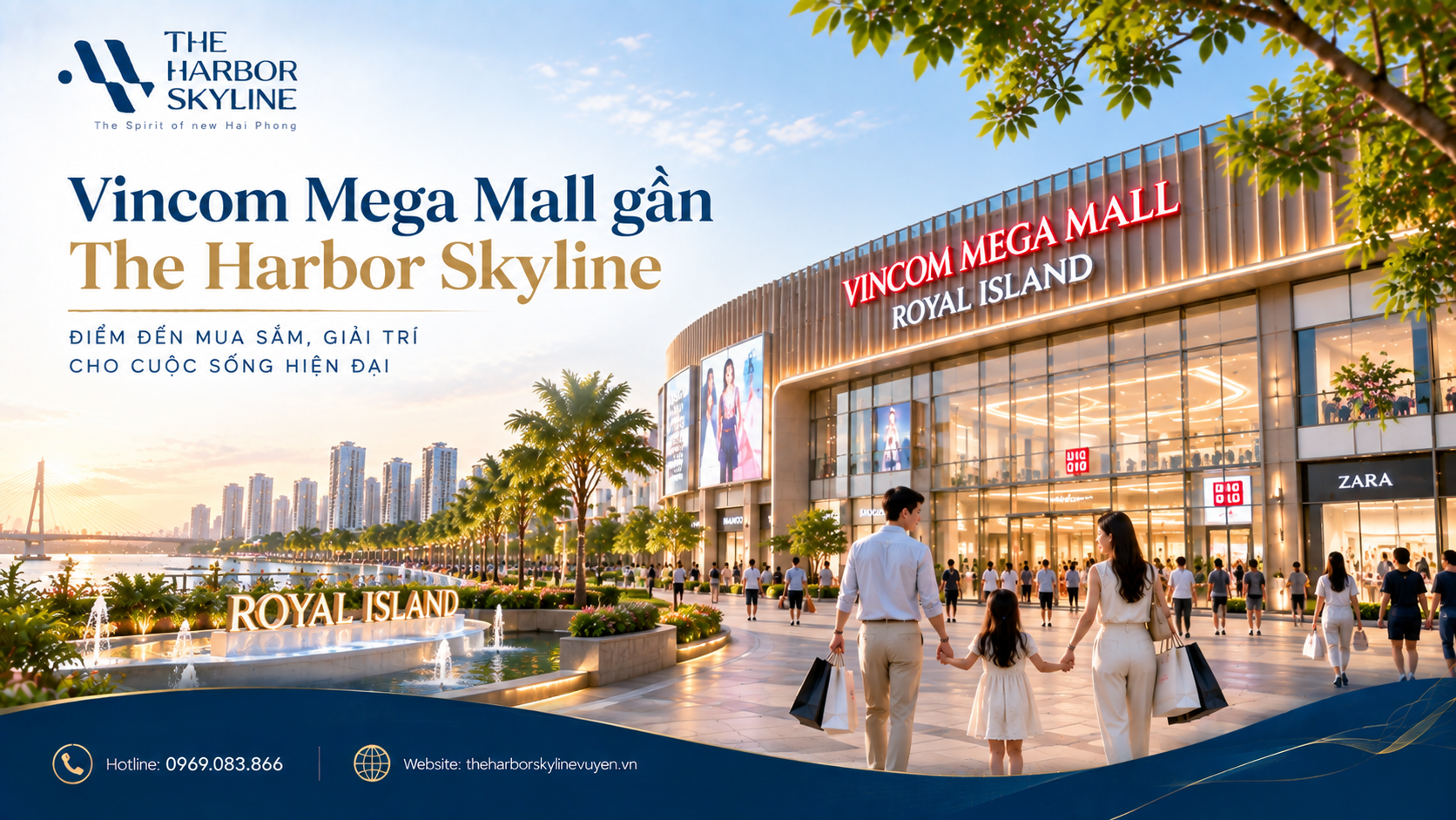 Vincom Mega Mall gần The Harbor Skyline